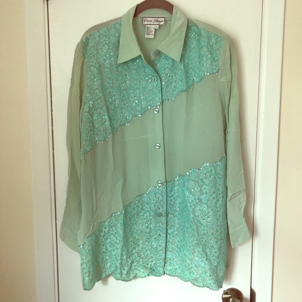 Diane Gilman Button Down Shirt
